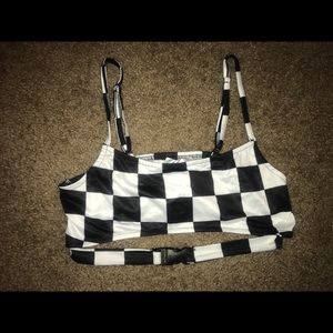 Iheartraves checkered top